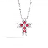 Collana Recarlo Donna in Oro bianco Diamante 0.24 Ct P10CR845/RB - P10CR845/RB